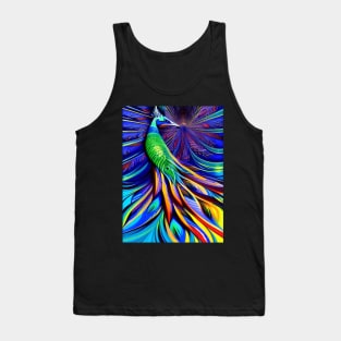 BEAUTIFUL STUNNING SURREAL PEACOCK Tank Top